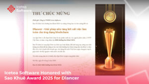 Icetea Software Honored with Sao Khuê Award 2025 for Dlancer 